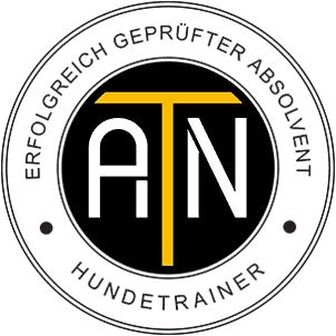 Logo der ATN zum erfolgreich geprüften Hundetrainer